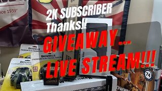 2K Subscriber Live Stream Giveaway #giveaway #thanks