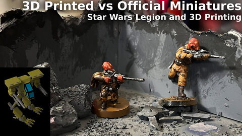 Star Wars Legion Official Miniatures vs 3D Printed Resin Minis
