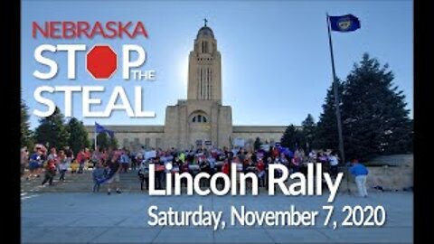 Stop the Steal Rally Lincoln Nebraska Nov 7, 2020
