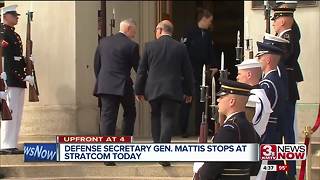 Defense Secretary Gen. Jim Mattis visits Stratcom