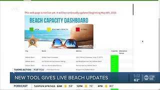 Tool to check Pinellas County beach capacity in real-time launches Friday