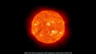 Flare Outburst, Coronal Hole Torn in Half