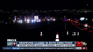 Grapevine closed due to weather conditions