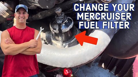 Changing a Mercruiser 4.3 Fuel Filter