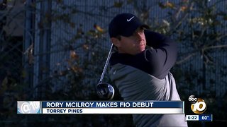Rory McIlroy makes Torrey Pines debut