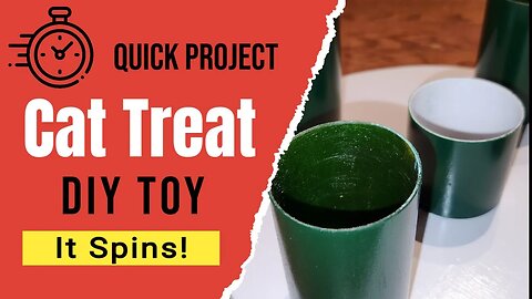 Quick Project: Build a simple toy cat treat dispenser.