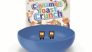 Cinnamon Toast Crunch But Realistic Animation