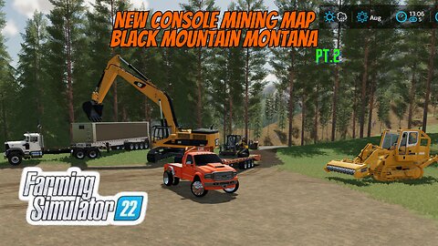 New Concole Mining Map Black Mountain Montana | Farming Simulator 22