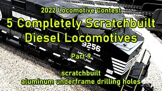2022 5 Loco Contest Part 9 Drilling the Aluminum Frame