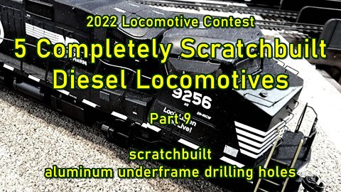 2022 5 Loco Contest Part 9 Drilling the Aluminum Frame