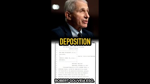 Fauci Deposition: Did You Cause This? #shorts