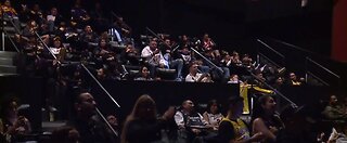 Kobe Bryant remembered in Vegas; fans gather to watch first Lakers game since deadly crash