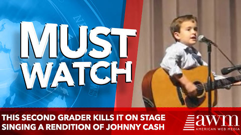 This Second Grader Kills It On Stage Singing A Rendition Of Johnny Cash Classic