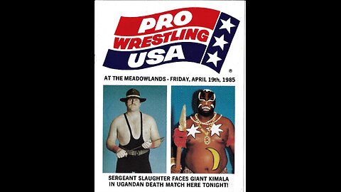 Pro Wrestling USA Meadowlands Mayhem April 19, 1985