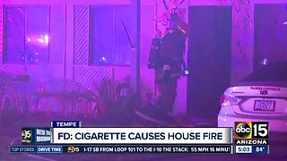 Cigarettes cause Tempe house fire, department says
