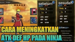 Cara Upgrade ATK DEF HP Ninja Heroes Assembled Reborn