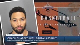 Coach charge with brutal assault