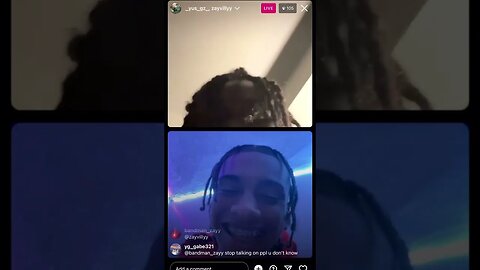 Yus Gz x ZayVillyy On Instagram Live Say He Smoking On WHO!?? (04-03-23)