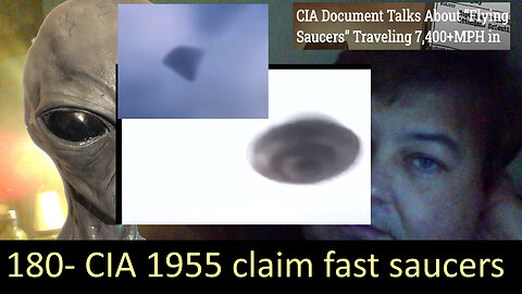 Live Chat with Paul; -180- UFO vids analysis resumed + CIA control it all