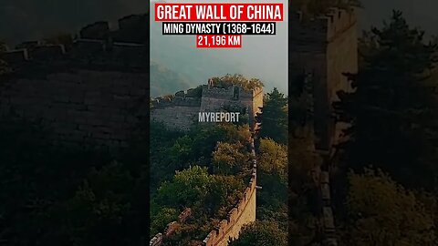 Great wall of china longest man made wall #shorts #facts