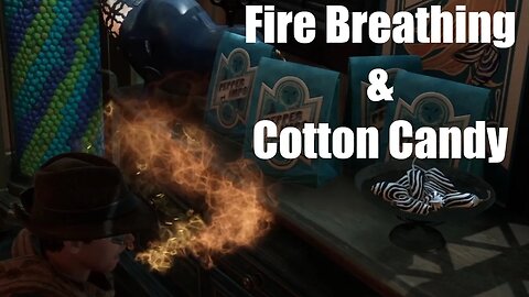 Hogwarts Legacy Fire Breathing & Cotton Candy