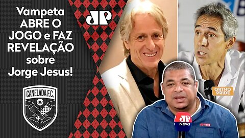 "Velho, esse cara ME FALOU e EU VOU CONTAR! O Jorge Jesus NÃO..." Vampeta ABRE O JOGO sobre Flamengo