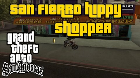 Grand Theft Auto: San Andreas - San Fierro Hippy Shopper Asset Courier [Hidden Secret Minigame]