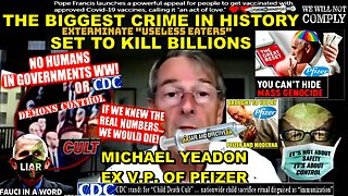 THE BIGGEST CRIME IN HISTORY IS SET TO BE UNLEASHED AND WILL KILL BILLIONS IF NOT STOPPED
