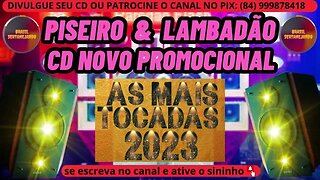PISEIRO E LAMBADÃO 2023 CD NOVO PROMOCIONAL 2023 @forronejoepiseirodahora1986​