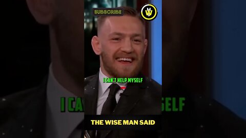 "Mike Tyson Is The Man" Conor McGregor on Materialistic Things