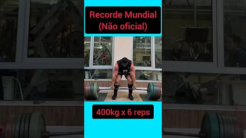 Deadlift de 400kg para 6 reps de Ivan Makarov