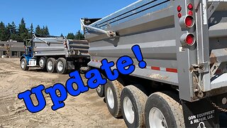 A little trucker update! Trucking and Construction.