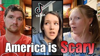 Americans React to "How America Messed Me Up" - Tic Toks