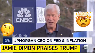 JPMorgan CHASE CEO Jamie Dimon - a Trump Criticizer & Democrat - Praises TRUMP