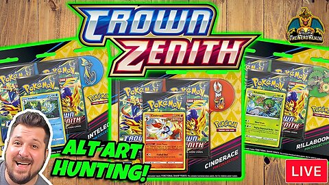 Crown Zenith 3 Pack Blisters | Pokemon Cards Opening LIVE! Free Codes!