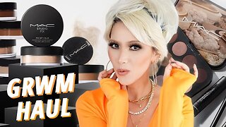 FULL FACE MAKEUP GRWM | NEW! MAC STUDIO FIX PRO SET LOOSE POWDER REVIEW | NEW MAKEUP AT ULTA HAUL