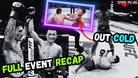 UFC Singapore Max Holloway vs. The Korean Zombie FULL EVENT RECAP