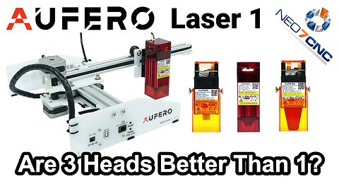 Are 3 Heads Better Than 1? - The Aufero Laser 1