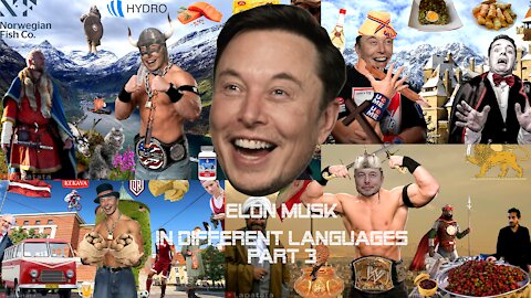 Elon Musk in different languages meme part 3