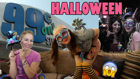 The Craziest Halloween Outfits from the 99 Cent Store l Kati Rausch