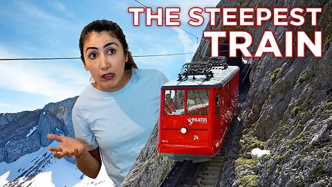 Riding the World's STEEPEST Train to Mount Pilatus in Switzerland