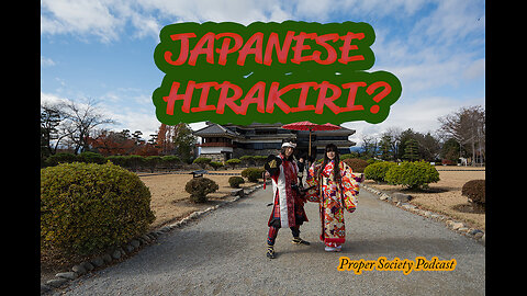 Japan Beginning Cultural Suicide?