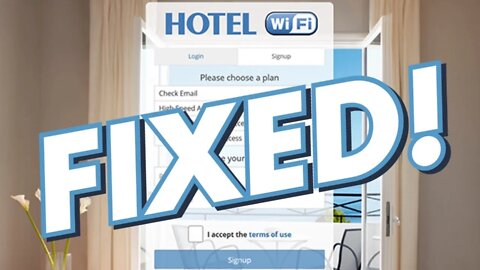 HOW TO CONNECT A WINDOWS COMPUTER TO THE HOTEL WIFI NETWORK