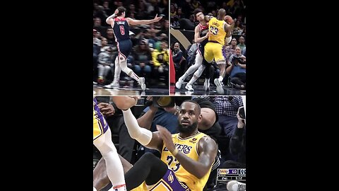 LeBron was called for a flagrant foul on this play