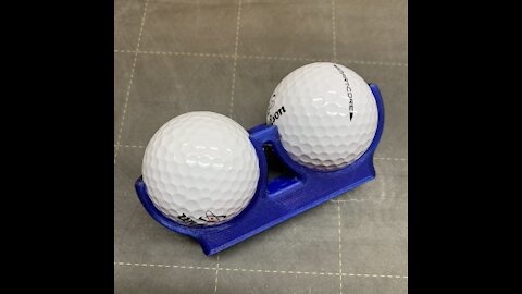 3D printed magnet golf ball holder