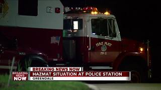 Hazmat crews called to Greendale Fire and Police building