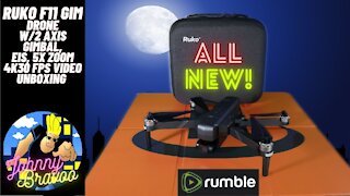 The New Ruko F11 GIM Drone w/2 Axis Gimbal, EIS, 5x Zoom - 4K30FPS Video Unboxing