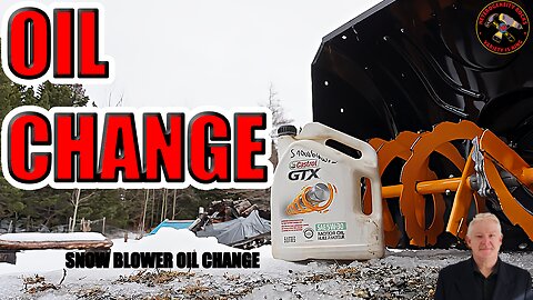 How to change snow blower oil the easy way. Poulan pro or ST224