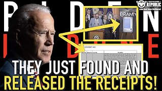 Biden's DONE! They Just Found and Released 'The Receipts'! GAME OVER!