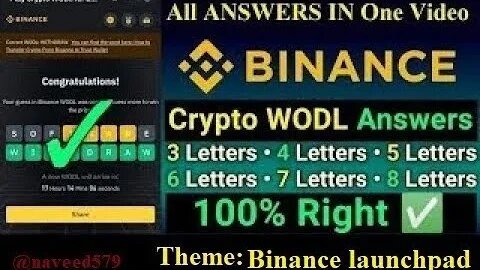 Today Binance Crypto WODL Answer | Today 26/9/23 Binance All Wodle Letter Answer | Binance Launchpad